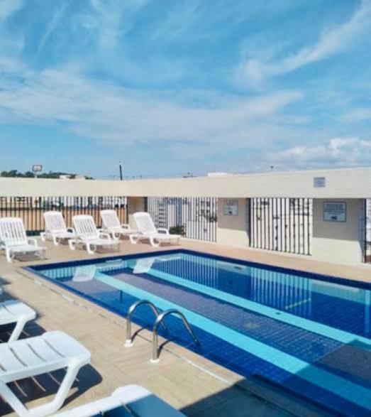 Ferienwohnung Flat Em Sao Vicente Com Piscina Na Cobertura Rio Grande da Serra Exterior foto