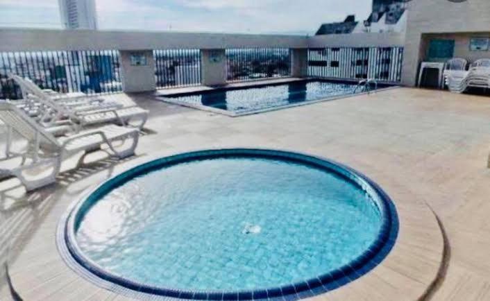 Ferienwohnung Flat Em Sao Vicente Com Piscina Na Cobertura Rio Grande da Serra Exterior foto